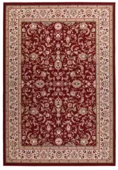 Восточный ковер для дома "Oriental D2", прямоугольный, чистая шерсть, восточный стиль, гостиная Home affaire 80х150 см, красный