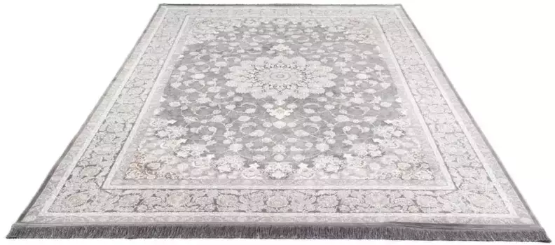 Восточный ковер Моргенланд "Расам", прямоугольный, для гостиной, подходит для пола с подогревом Morgenland 100х150 см, серый