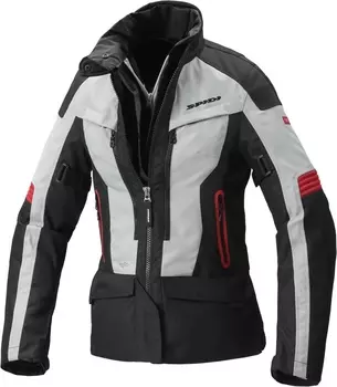 Voyager 4 H2Out Women Текстильная куртка мотоцикла, черный/красный