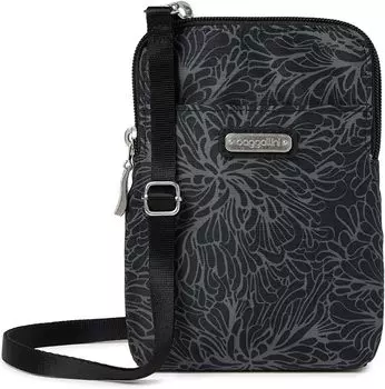 Возьмите два RFID-кроссбоди Bryant Baggallini, цвет Midnight Blossom