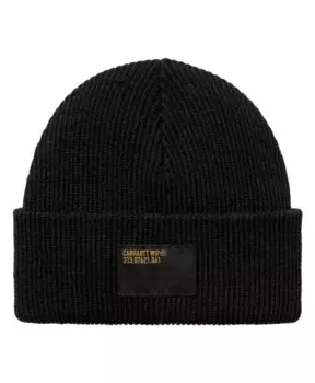 Возьмите шерстяную шапку бини Carhartt Wip, черный
