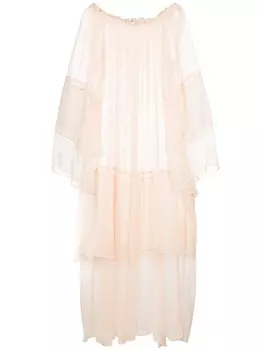 Voz платье Cascade, нейтральный цвет