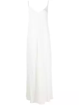 Voz платье-комбинация на тонких бретелях, белый
