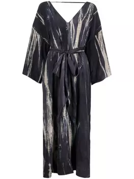 Voz платье с абстрактным узором, синий