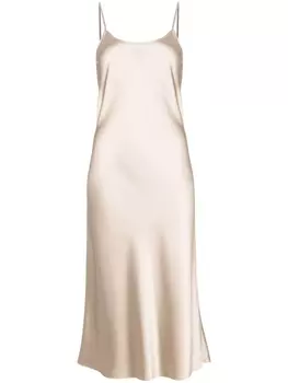 Voz платье с U-образным вырезом, нейтральный цвет