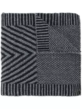 Voz шарф в полоску, серый