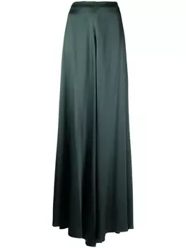 Voz шелковые брюки палаццо, зеленый