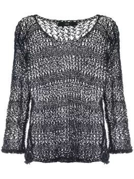 Voz свитер свободного кроя, синий