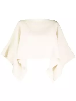 Voz укороченный топ из шерсти, белый