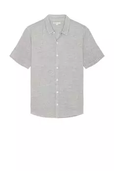 Воздушная льняная рубашка Jack Onia, deep navy & white