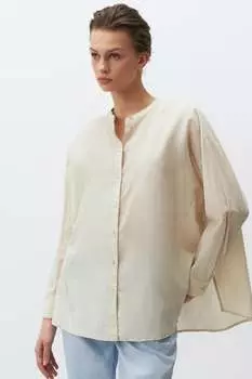 Воздушная рубашка с рукавами реглан Jimmy Key, бежевый
