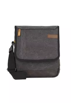 Воздушная сумка через плечо 27 см camel active, темно-серый