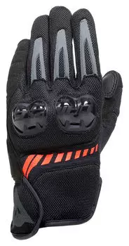 Воздушные перчатки MIG 3 Dainese, черный/красный