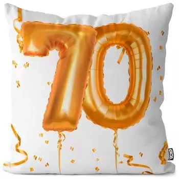 Воздушные шары VOID Party в честь 70-летия. Чехол на подушку из полиэстера. Водонепроницаемая подушка для улицы и дома. Размер: 60 x 60 см.