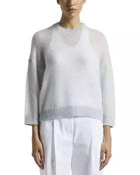 Воздушный вязаный свитер Peserico, синий