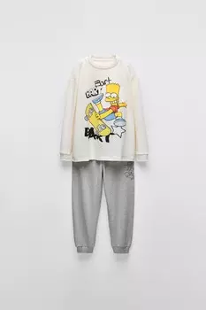 Возраст 6-14 лет/пижама bart the simpsons matt groening ZARA, экрю