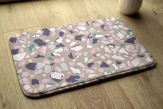 Впитывающий коврик для ванной — Коврик для ванной — Нескользящий коврик для ванной — 75 x 45 см — Абстракция tulup