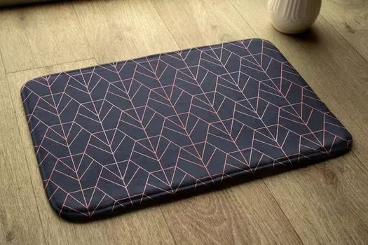 Впитывающий коврик для ванной — Коврик для ванной — Нескользящий коврик для ванной — 75 x 45 см — Абстракция tulup