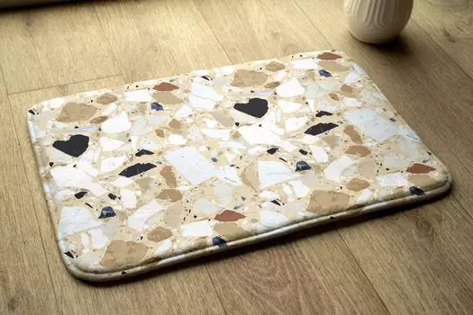 Впитывающий коврик для ванной — Коврик для ванной — Нескользящий коврик для ванной — 75 x 45 см — Красочная абстракция tulup