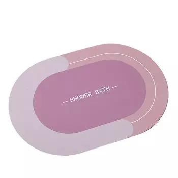 Впитывающий напольный коврик, быстросохнущий коврик для ванной комнаты, большой коврик для гостиной, который можно стирать в машине, (розовый) JeiibrZui