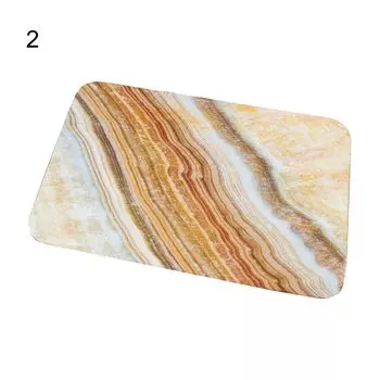 Впитывающий нескользящий дверной коврик, полиэстер, быстро сохнет, удобные коврики для ванной комнаты для душа-2 Stuttg, мультиколор