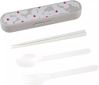 ВПК. W063-083-204 Разные товары, Набор столовых приборов, Набор столовых приборов, Столовые приборы, Женский, Обед, Дорога на работу, Школа, Скандинавия, Ретро, Цветочный узор, Соответствующий ланч-бокс, Студенты, Рабочие, Стильный, Wpc., Kukk...