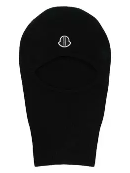 Вязаная балаклава Moncler + Rick Owens, черный