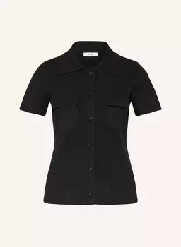 Вязаная блузка Reiss, черный