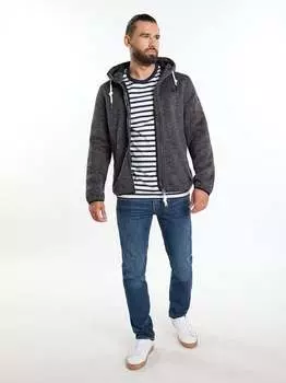 Вязаная флисовая блузка Schmuddelwedda, серый