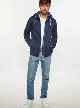 Вязаная флисовая блузка Schmuddelwedda, синий