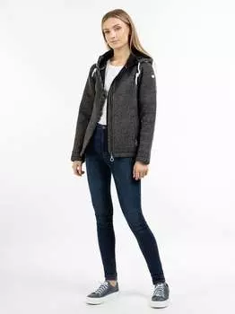 Вязаная флисовая куртка Dreimaster, серый