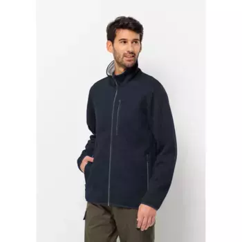 Вязаная флисовая куртка Jack Wolfskin "ROBSON FJORD JACKET", синий