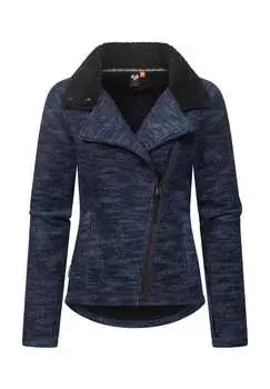 Вязаная флисовая куртка saskie меланж Ragwear, синий