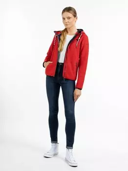 Вязаная флисовая куртка Schmuddelwedda, красный