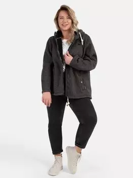 Вязаная флисовая куртка Schmuddelwedda, серый