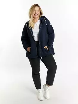 Вязаная флисовая куртка Schmuddelwedda, синий