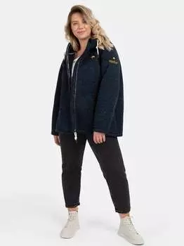 Вязаная флисовая куртка Schmuddelwedda, синий