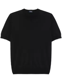 Вязаная футболка Barba, черный