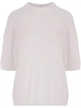 Вязаная футболка Brunello Cucinelli, белый