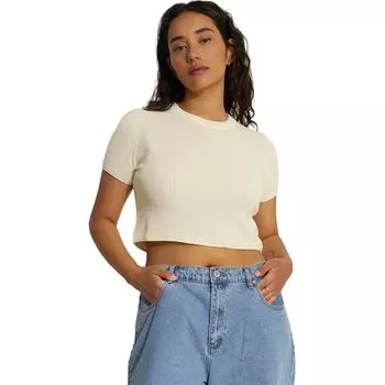 Вязаная футболка Callahan, цвет creme