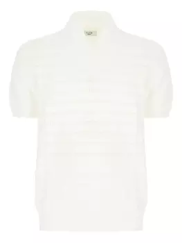 Вязаная футболка CLAQ, белый