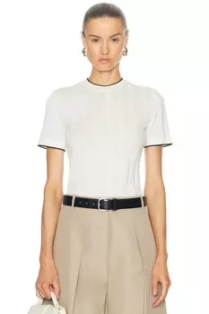 Вязаная футболка JACQUEMUS, кремовый