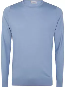 Вязаная футболка John Smedley, синий