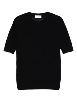 Вязаная футболка Lardini, черный