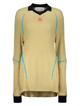 Вязаная футболка Paolina Russo, желтый