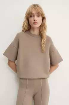 Вязаная футболка Remain, бежевый