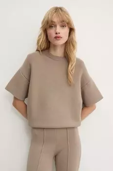 Вязаная футболка Remain, бежевый