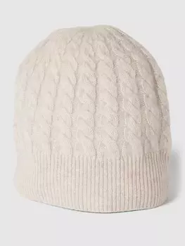 Вязаная кашемировая шапка Christian Berg, бежевый