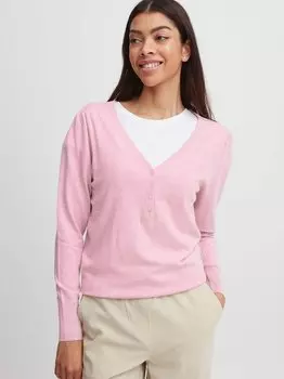 Вязаная кофта B.Young, розовый