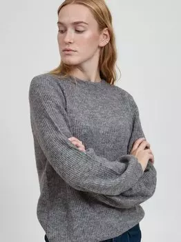 Вязаная кофта B.Young, серый